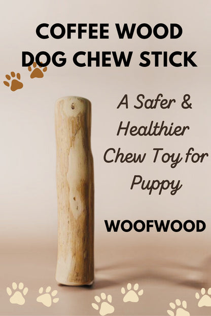 WoofWood Natural Coffee Wood Dog Chew Sticks