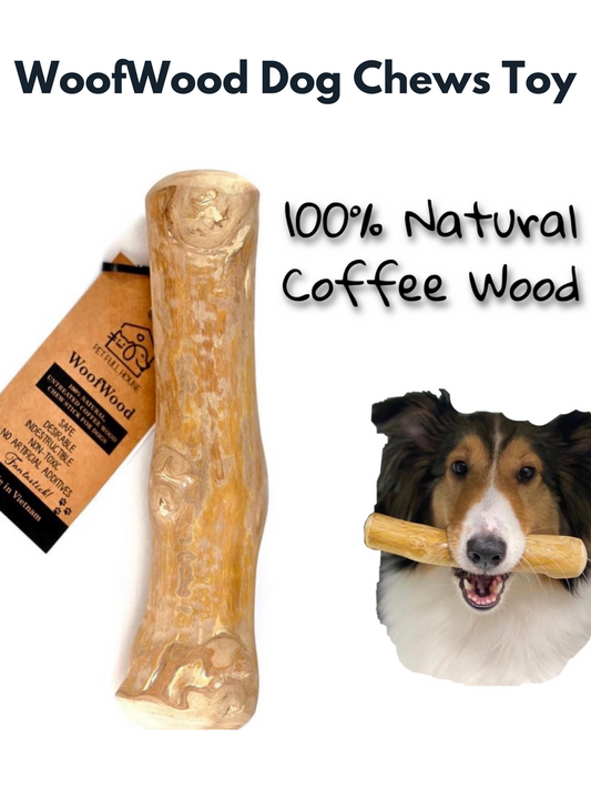 WoofWood Natural Coffee Wood Dog Chew Sticks