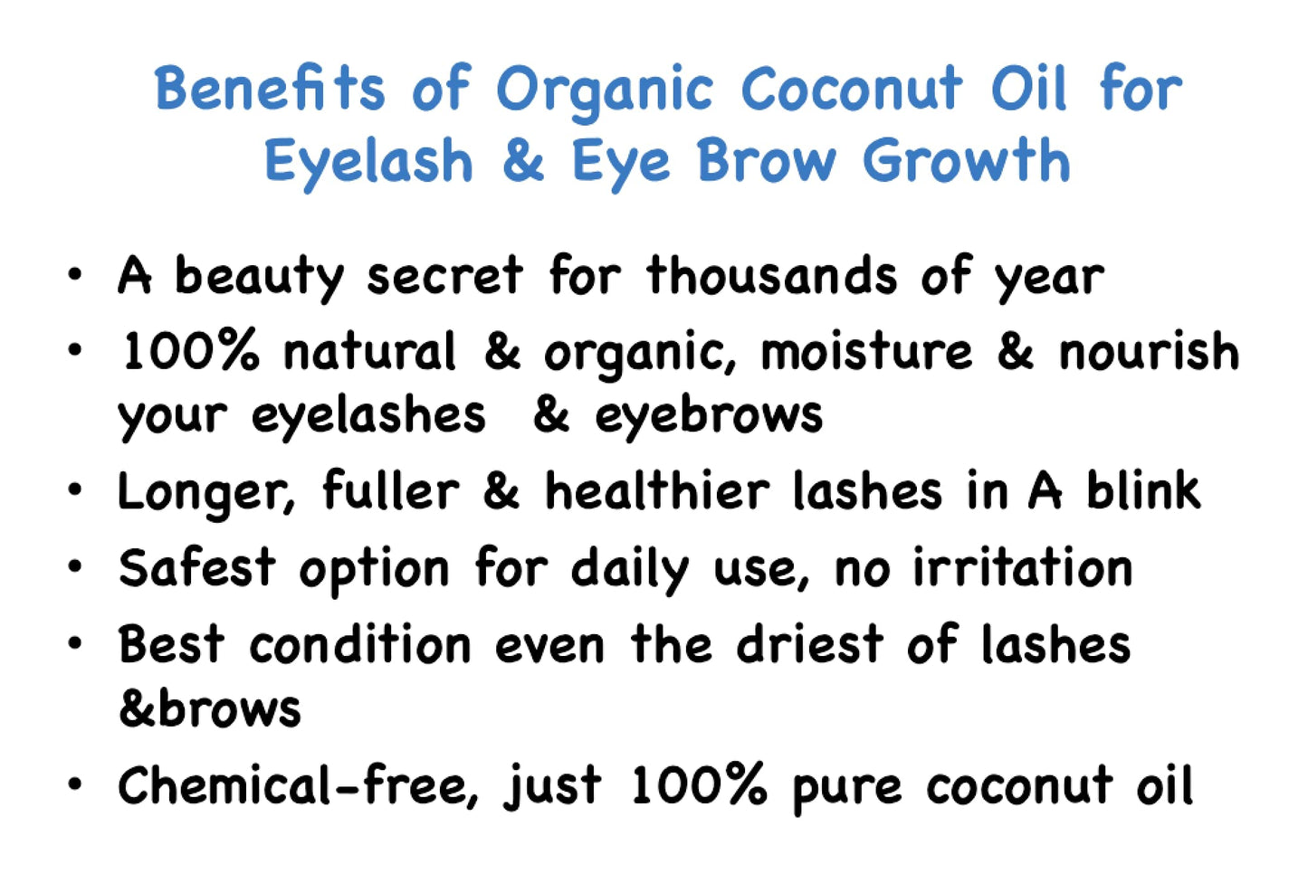 NatureCall Coconut Oil for Eyelash Extension and Eyebrow Growth (pack of 1, 10ml bottle)