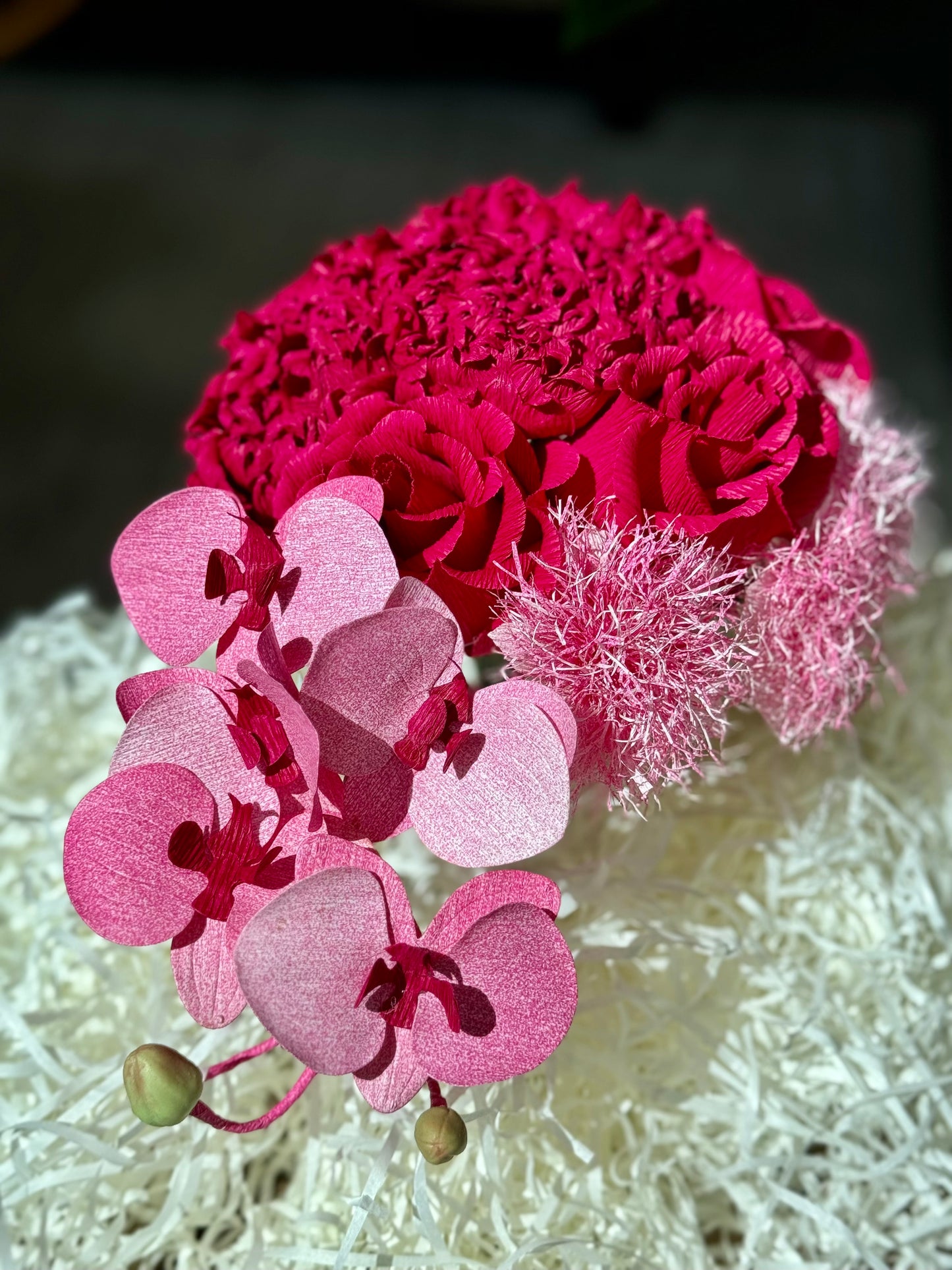 Realistic Paper Flower Bouquet